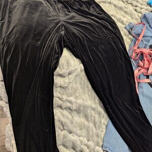 Velvet Black Pants